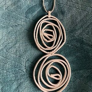 Leather necklace